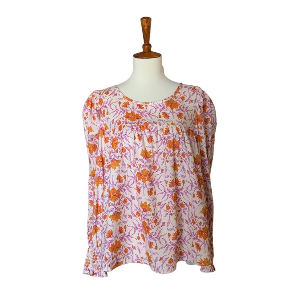 Universal Thread Goods Co. Floral Babydoll Top Size Large